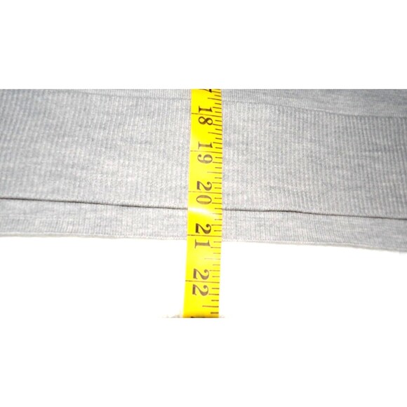 Ann Taylor Black Label Colorblock Cream Charcoal Gray Med Sweater Merino Wool - Picture 10 of 12